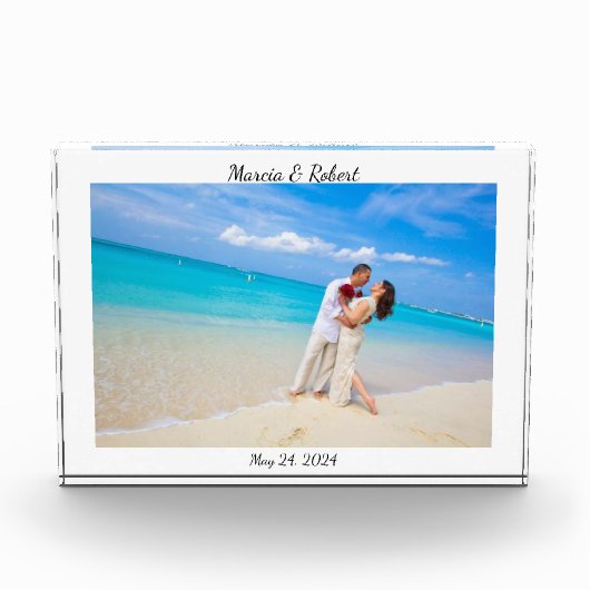 Paar of familie fotoblok (Voorkant)