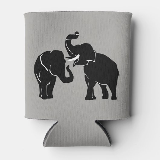 Paar Olifant Koelbox - Kies kleuren Blikjeskoeler (Voorkant)