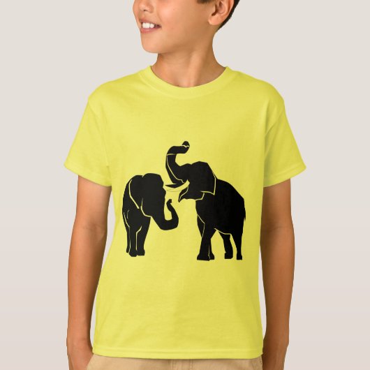 Paar olifant T-shirt (Voorkant)