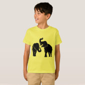 Paar olifant T-shirt (Voorkant volledig)