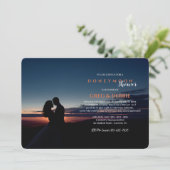 Paar omarmen huwelijksreis Vrijgezellenfeest Kaart (Staand voorkant)