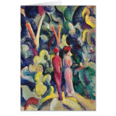 Paar op Forest Track tegen August Macke (Voorkant)
