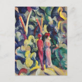 Paar op Forest Track tegen August Macke Briefkaart (Voorkant)