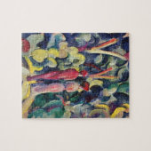 Paar op Forest Track tegen August Macke Legpuzzel (Horizontaal)