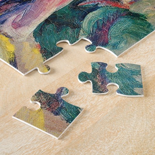 Paar op Forest Track tegen August Macke Legpuzzel (Zijkant)