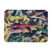 Paar op Forest Track tegen August Macke Magneet (Horizontaal)