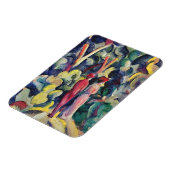 Paar op Forest Track tegen August Macke Magneet (Linkerzijde)