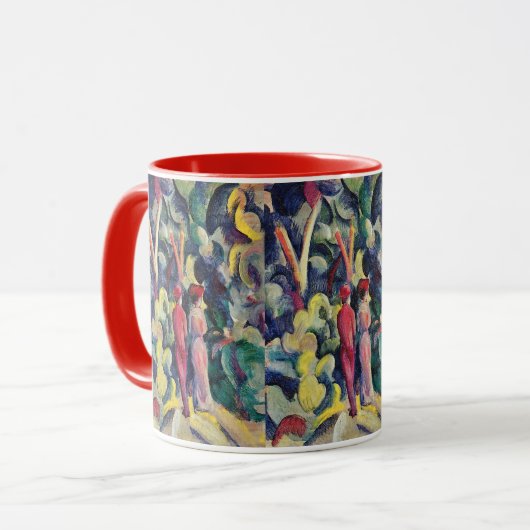 Paar op Forest Track tegen August Macke Mok (Voorkant links)