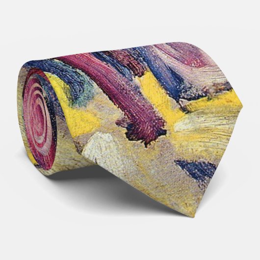 Paar op Forest Track tegen August Macke Stropdas (Opgerold)