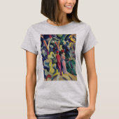 Paar op Forest Track tegen August Macke T-shirt (Voorkant)