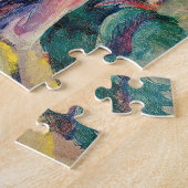 Paar op het bospad door August Macke Legpuzzel (Zijkant)