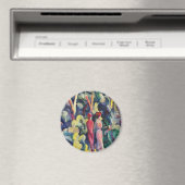 Paar op het bospad door August Macke Magneet (Insitu (Vaatwasser))