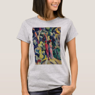 Paar op het bospad door August Macke T-shirt
