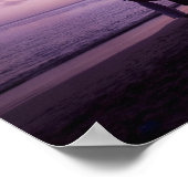 Paar op het strand, Windstoorzender Landing, Saint Poster (Hoek)