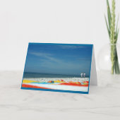 Paar op het Zandige Strand (Voorkant)