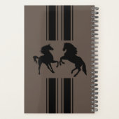 Paar Paard Planner Gepersonaliseerd Voeg Jaar toe (Achterkant)