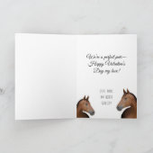 Paar paarden kaart (Binnen)