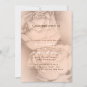 Paar Peach Rozen Kaart (Voorkant)