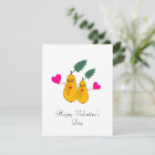 Paar peren feestdagenkaart (Staand voorkant)