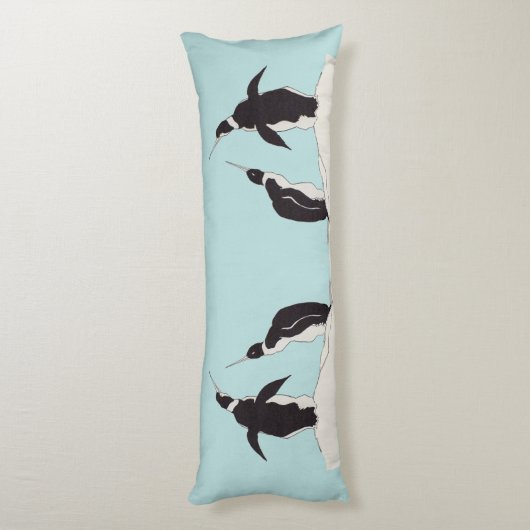 paar pinguïns lichaamskussen (Achterkant (Verticaal))