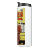 Paar - Pop Kunst -  Romance - stripboek Thermosbeker (Geroteerd rechts)