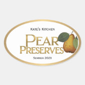 Paar Preserve Jelly Label  (Voorkant)