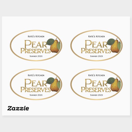 Paar Preserve Jelly Label  (Vel)