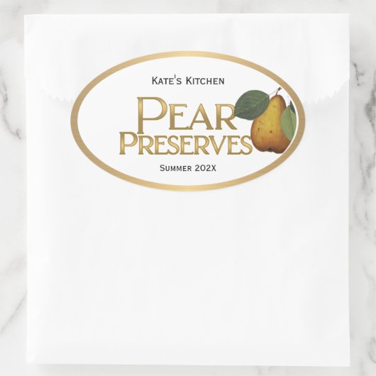 Paar Preserve Jelly Label  (Tas)