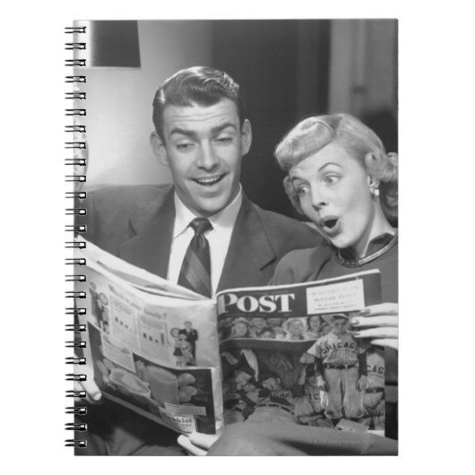 Paar Reading Magazine Notitieboek (Voorkant)