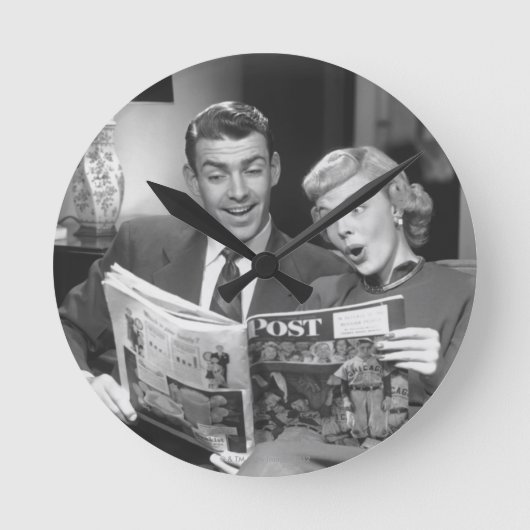 Paar Reading Magazine Ronde Klok (Voorkant)