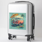 Paar reisauto sticker (Koffer)