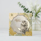  paar Retro geweldige gatsby huwelijksdouche Kaart (Staand voorkant)