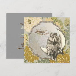 paar Retro geweldige gatsby huwelijksdouche Kaart