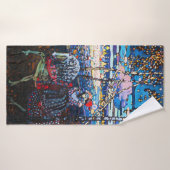 Paar Riding a White Horse, Wassily Kandinsky Badhanddoek (Badhanddoek)