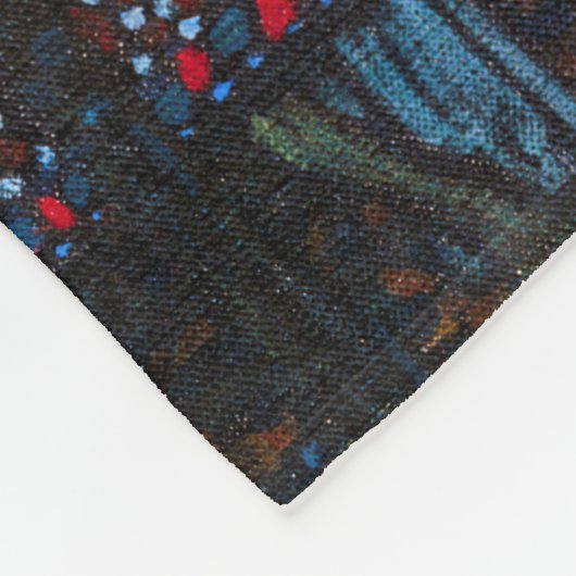 Paar Riding a White Horse, Wassily Kandinsky Fleece Deken (Hoek)