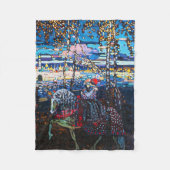 Paar Riding a White Horse, Wassily Kandinsky Fleece Deken (Voorkant)