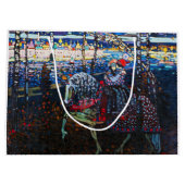 Paar Riding a White Horse, Wassily Kandinsky Groot Cadeauzakje (Achterkant)