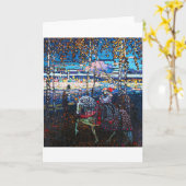 Paar Riding a White Horse, Wassily Kandinsky Kaart (Gele Bloem)