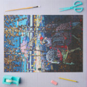 Paar Riding a White Horse, Wassily Kandinsky Tissuepapier (Craft)