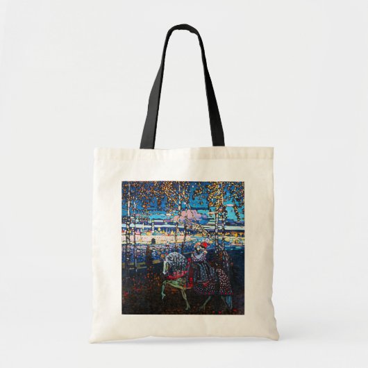 Paar Riding a White Horse, Wassily Kandinsky Tote Bag (Voorkant)