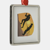 Paar-rotsklimmer Metalen Ornament (Rechts)