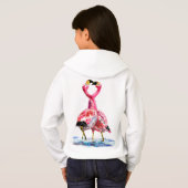 Paar Roze Flamingo Hoodie (Achterkant volledig)