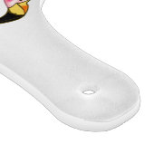 Paar roze flamingo snijplank (Hoek)