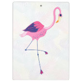Paar roze flamingo's illustratie klembord (Achterkant)