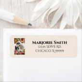  paar Rozen voor liefdesweddenschappen Etiket (Insitu)