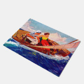 Paar Sailing door R.J. Cavaliere Deurmat (Schuin)