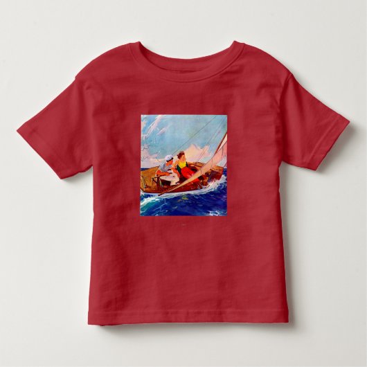 Paar Sailing door R.J. Cavaliere Kinder Shirts (Voorkant)