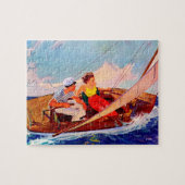 Paar Sailing door R.J. Cavaliere Legpuzzel (Horizontaal)