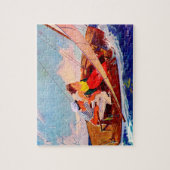 Paar Sailing door R.J. Cavaliere Legpuzzel (Verticaal)