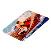 Paar Sailing door R.J. Cavaliere Magneet (Linkerzijde)